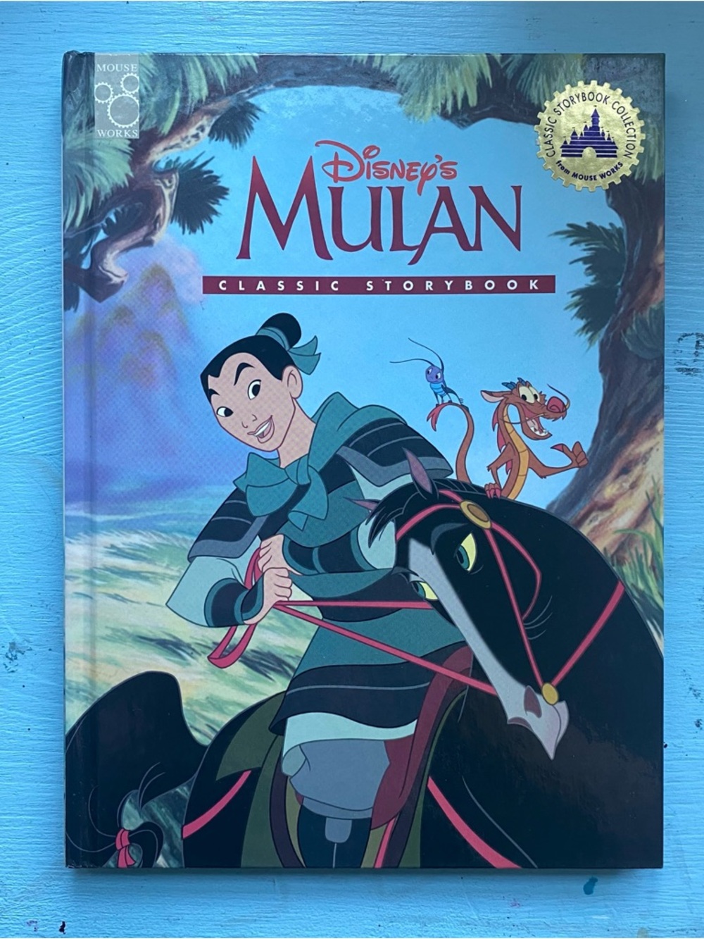 90s Vintage Hardcover Disney’s Mulan Classic Storybook Picture Book